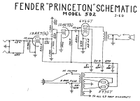 Fender Princeton-5D2 - Schematic 